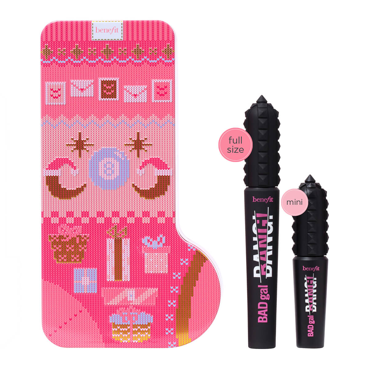 WISH LIST LASHES MASCARA BAD GAL BANG (SET DE MASCARAS FULL SIZE Y MINI)